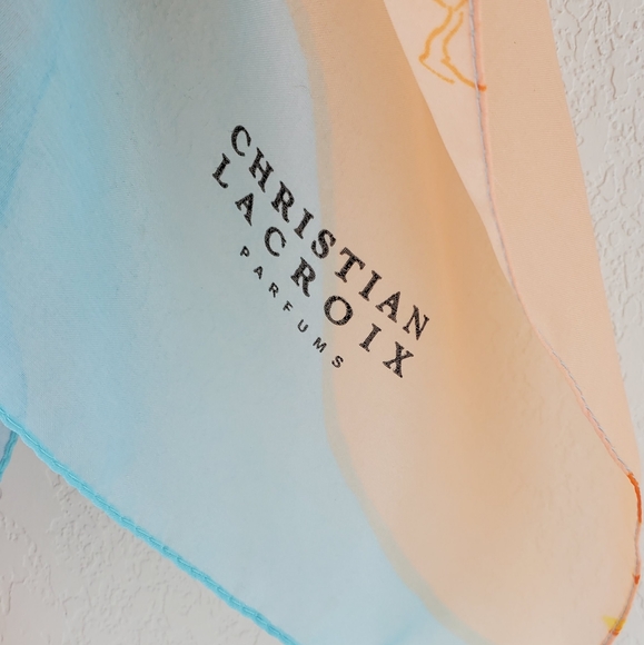 Christian Lacroix Parfums Silk Scarf - Picture 3 of 10